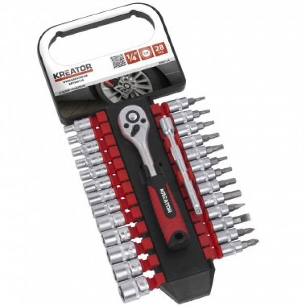 Instrumentu komplekts 1/4'' (28gab.) KRT500115 Kre...
