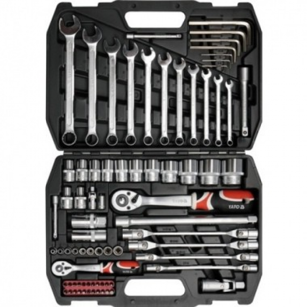 Instrumentu komplekts 1/4'', 1/2'' (77gab.) YT-387...